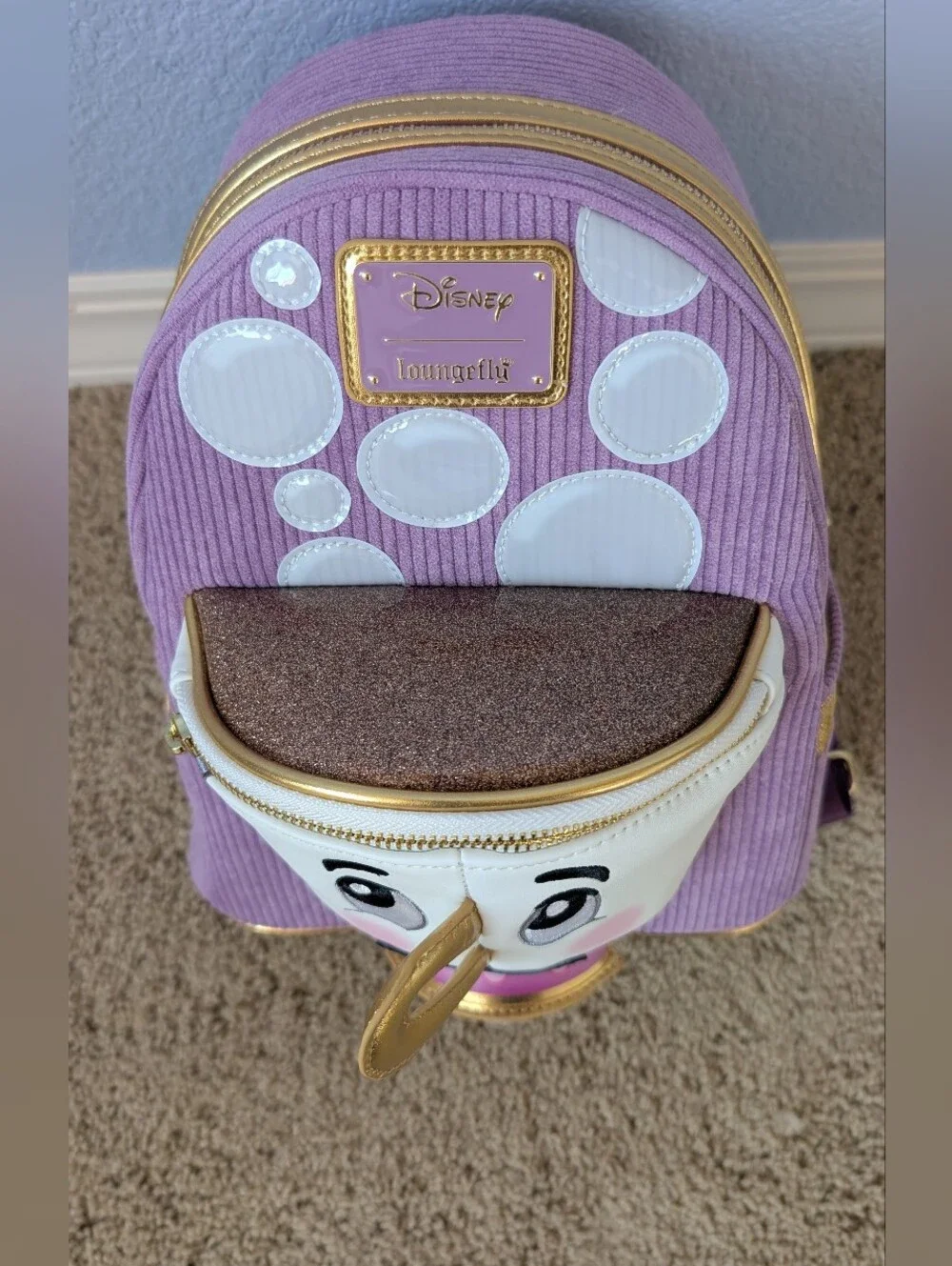 Loungefly Beauty And The Beast- Chip Mini Backpack